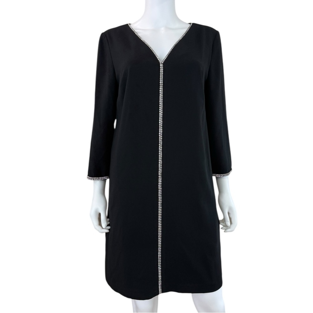 Trina Turk NWT Black Around Midnight Cocktail Dress Size 8 F0262